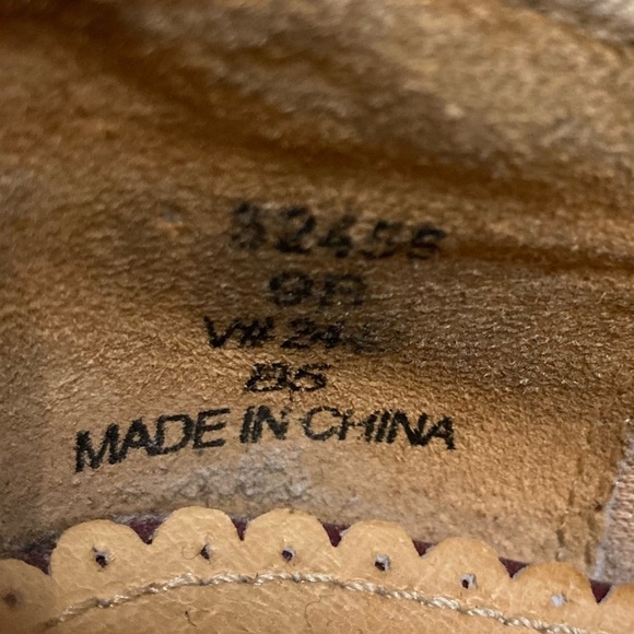 LAND’S END Sz 9B Suede  Mary Jane Style Rubber Sole Buckle Closure Sandals Shoes - Picture 8 of 10